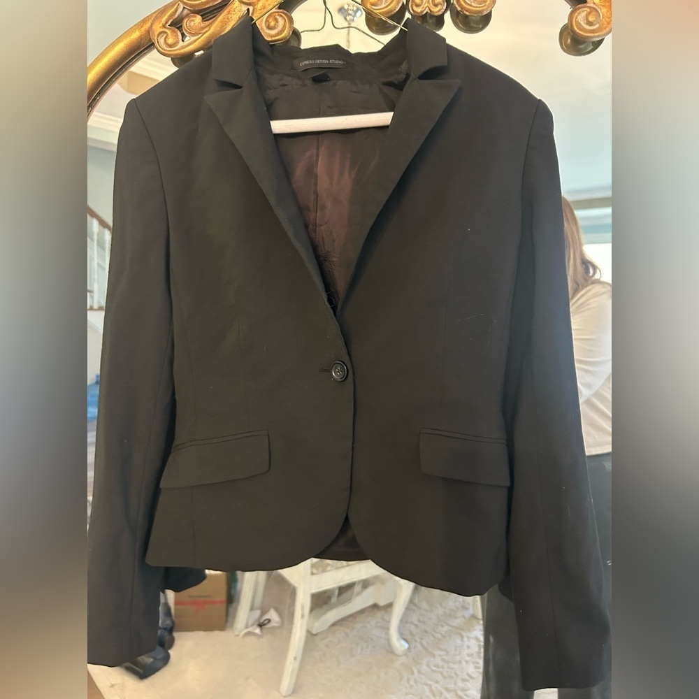 Express Design Studio Women's Classic Black Blazer